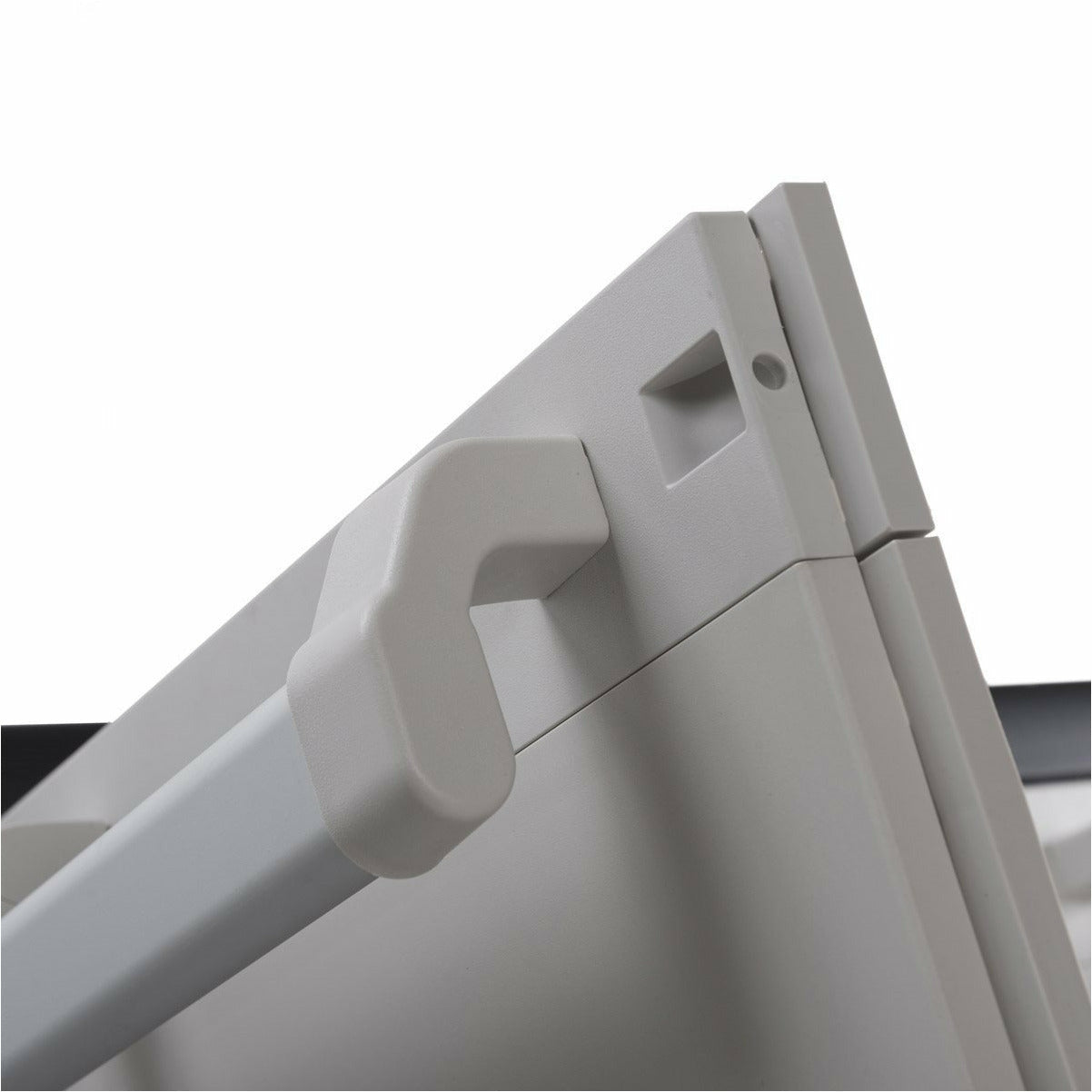TOOMAX - Armadio Basso Grigio chiaro/Nero Urban XL - h101x78x49 cm